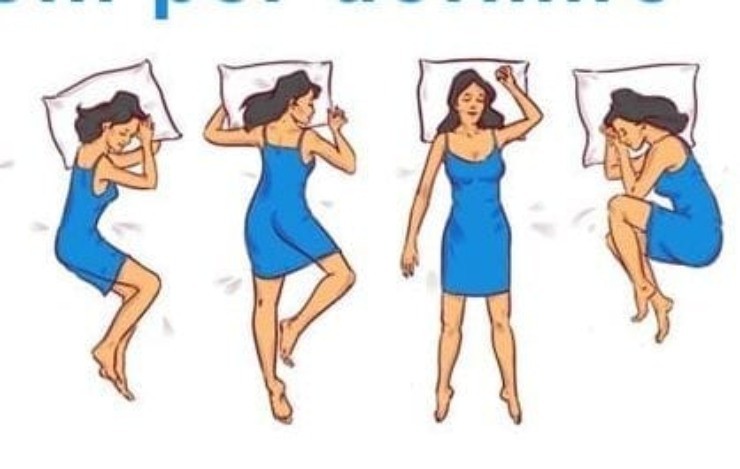 posizione che si assume mentre si dorme