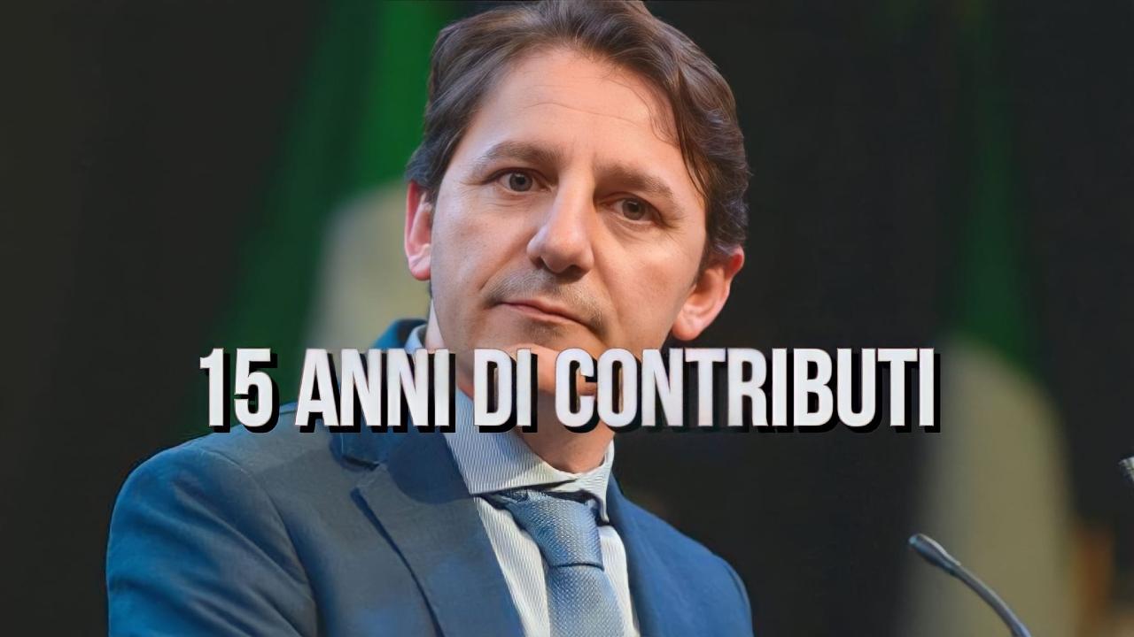 15 anni di contributi