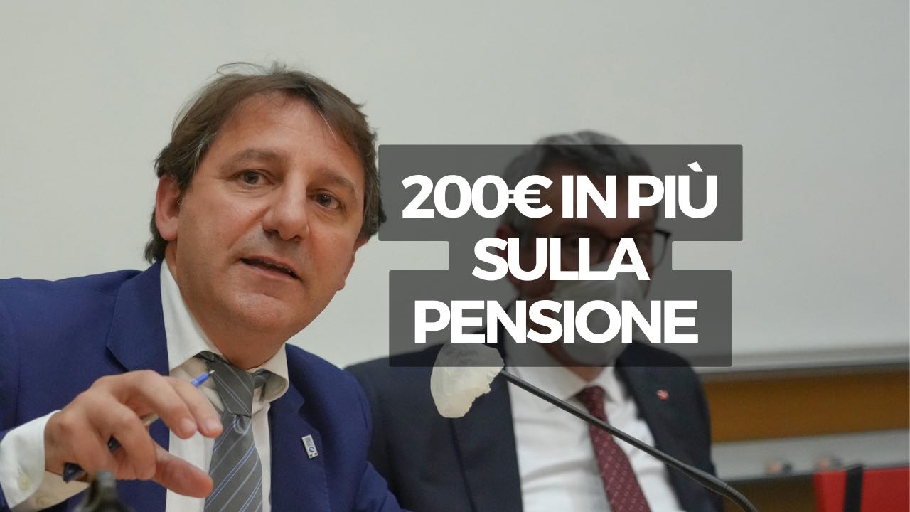 200 euro in più dall’INPS