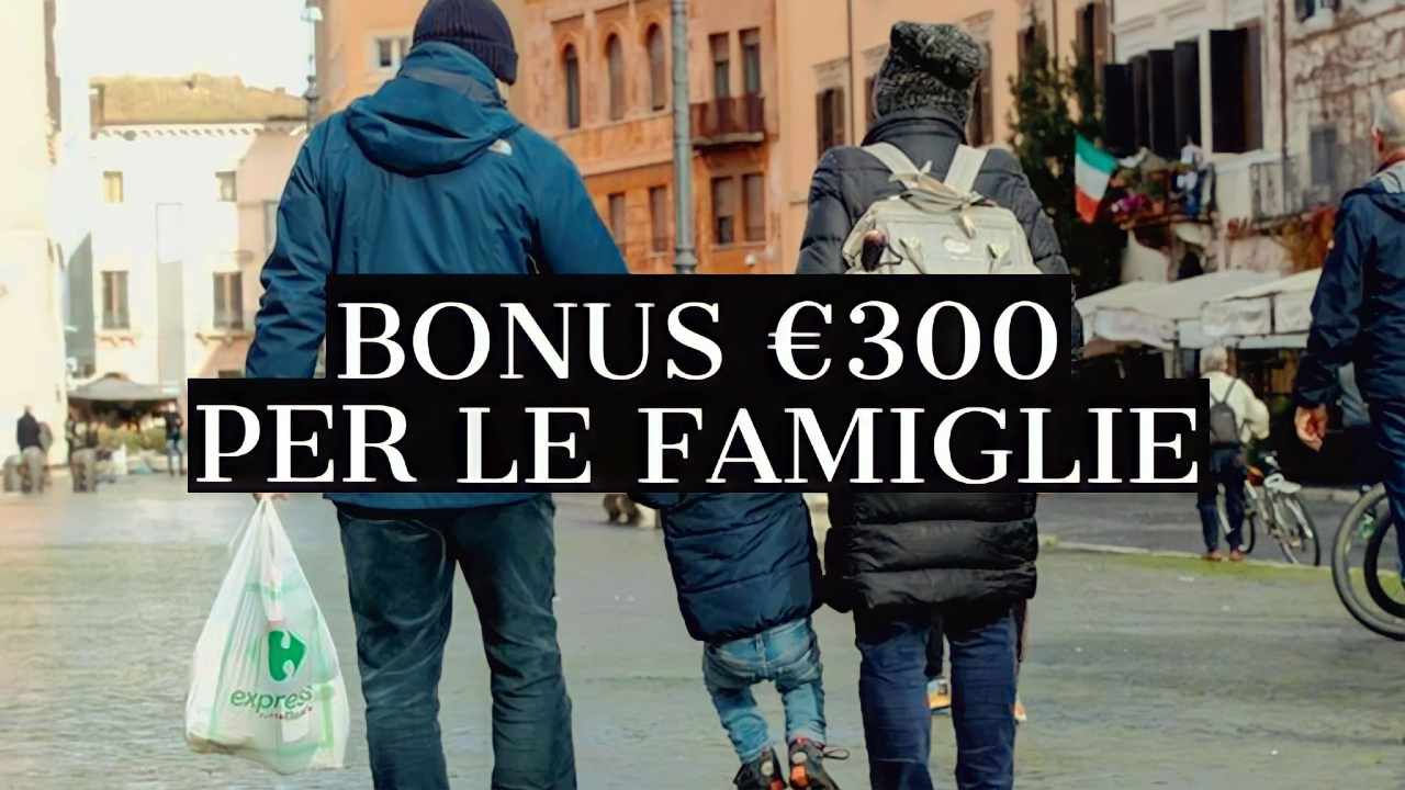 Bonus 300 euro famiglie