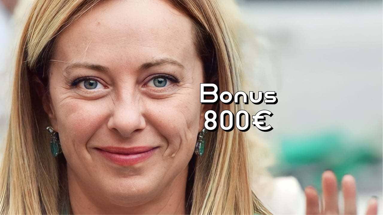 Bonus ottocento euro