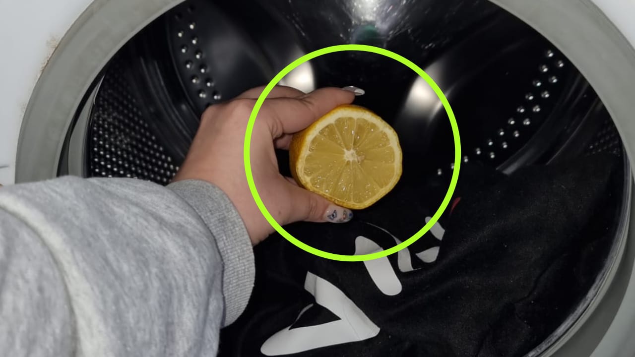 Citron dans la machine à laver
