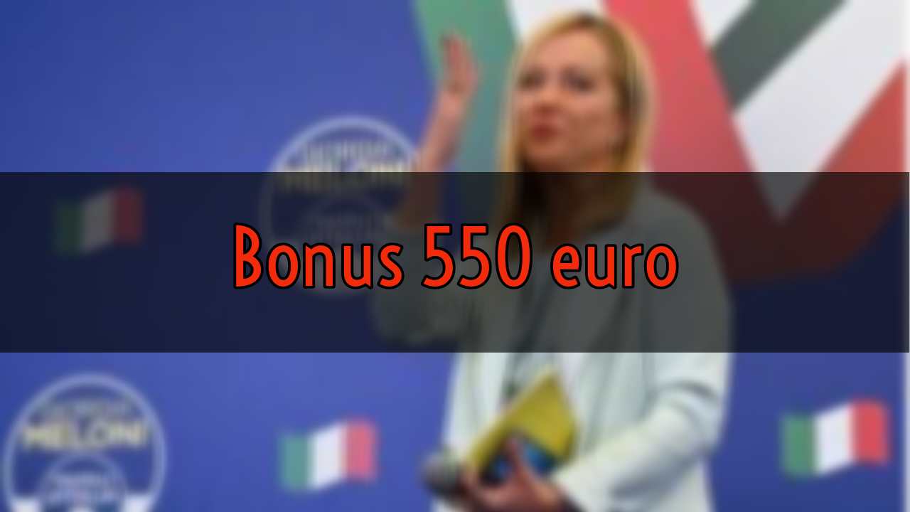 bonus famiglie 550
