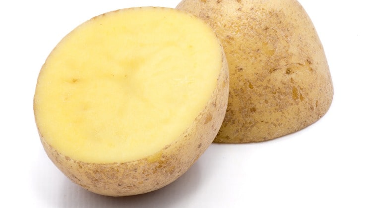 half a potato