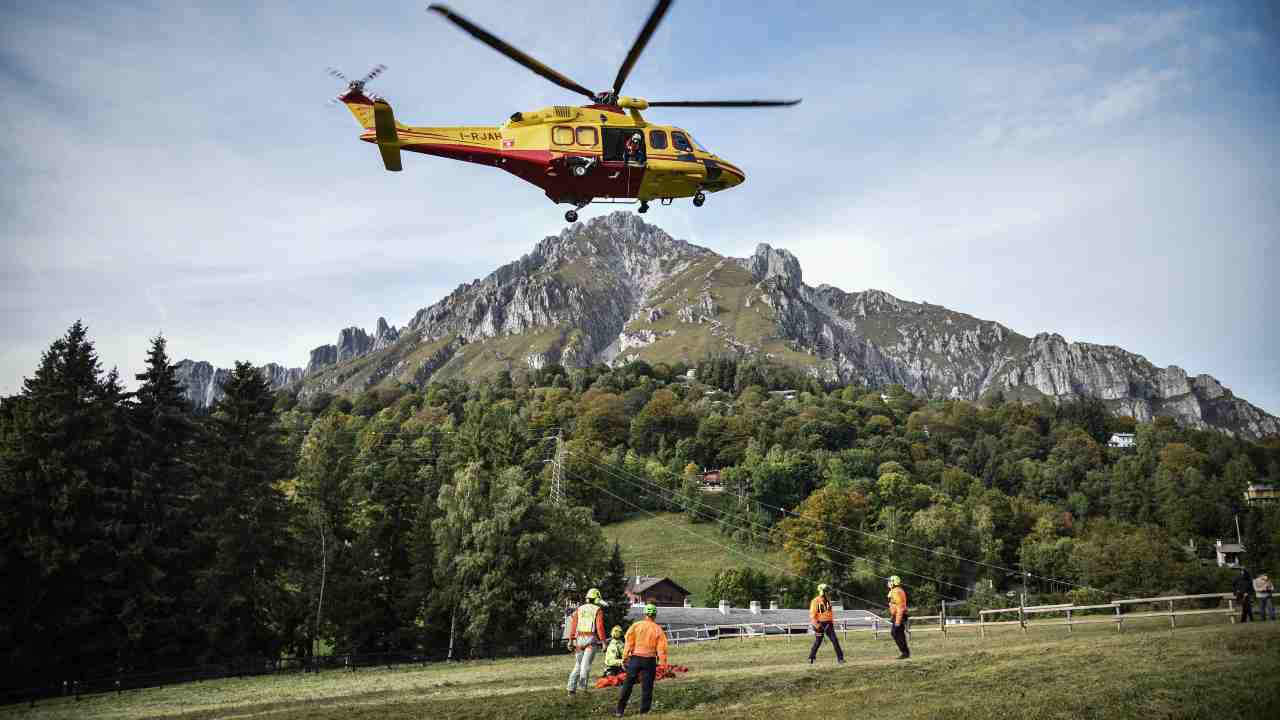Incidente in montagna a Lecco