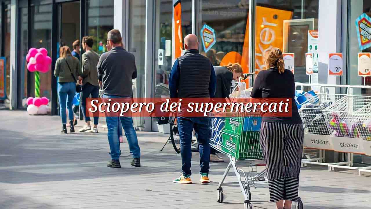 Sciopero dei supermercati