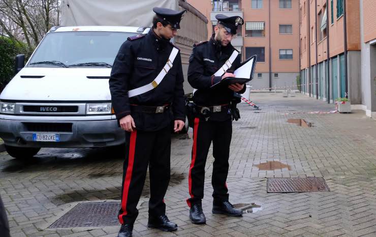 Sopralluogo carabinieri