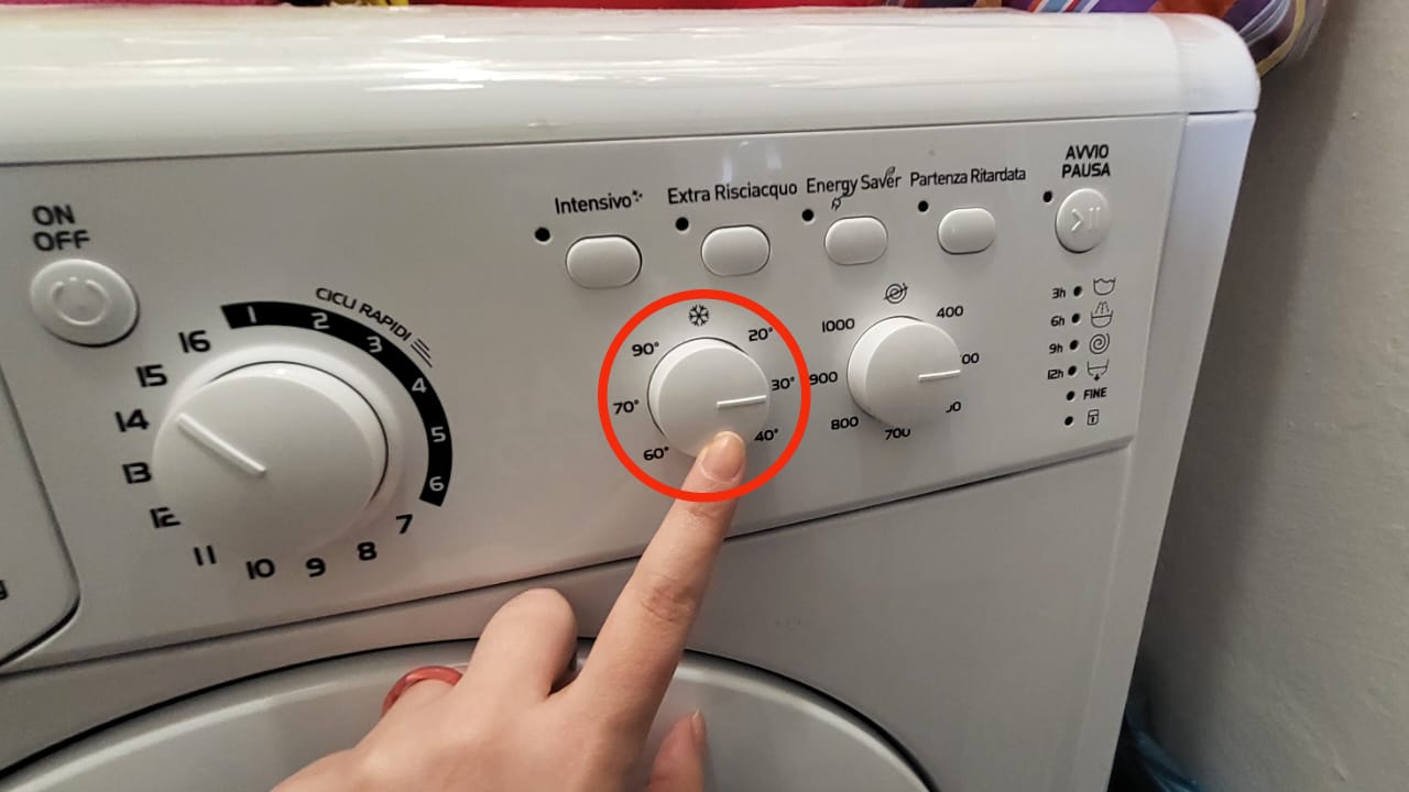 Temperatura lavatrice