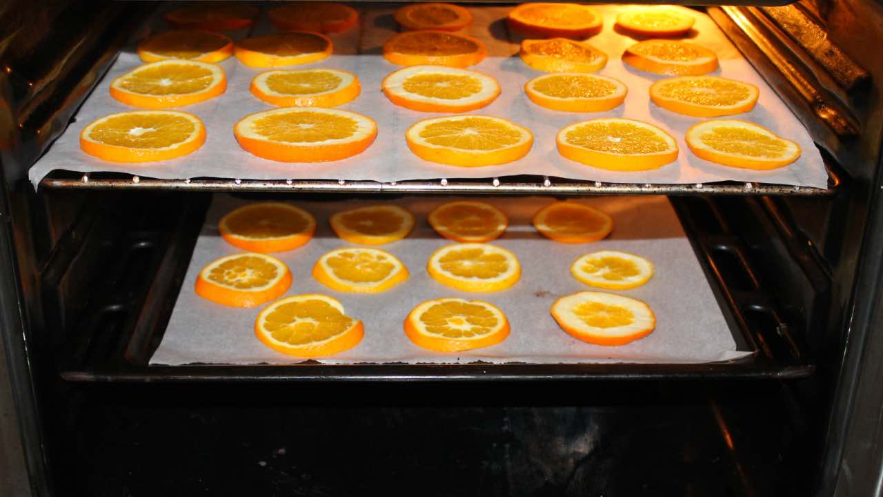 arance nel forno