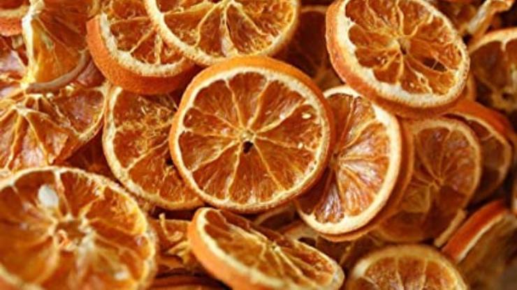 fettine di arance essiccate