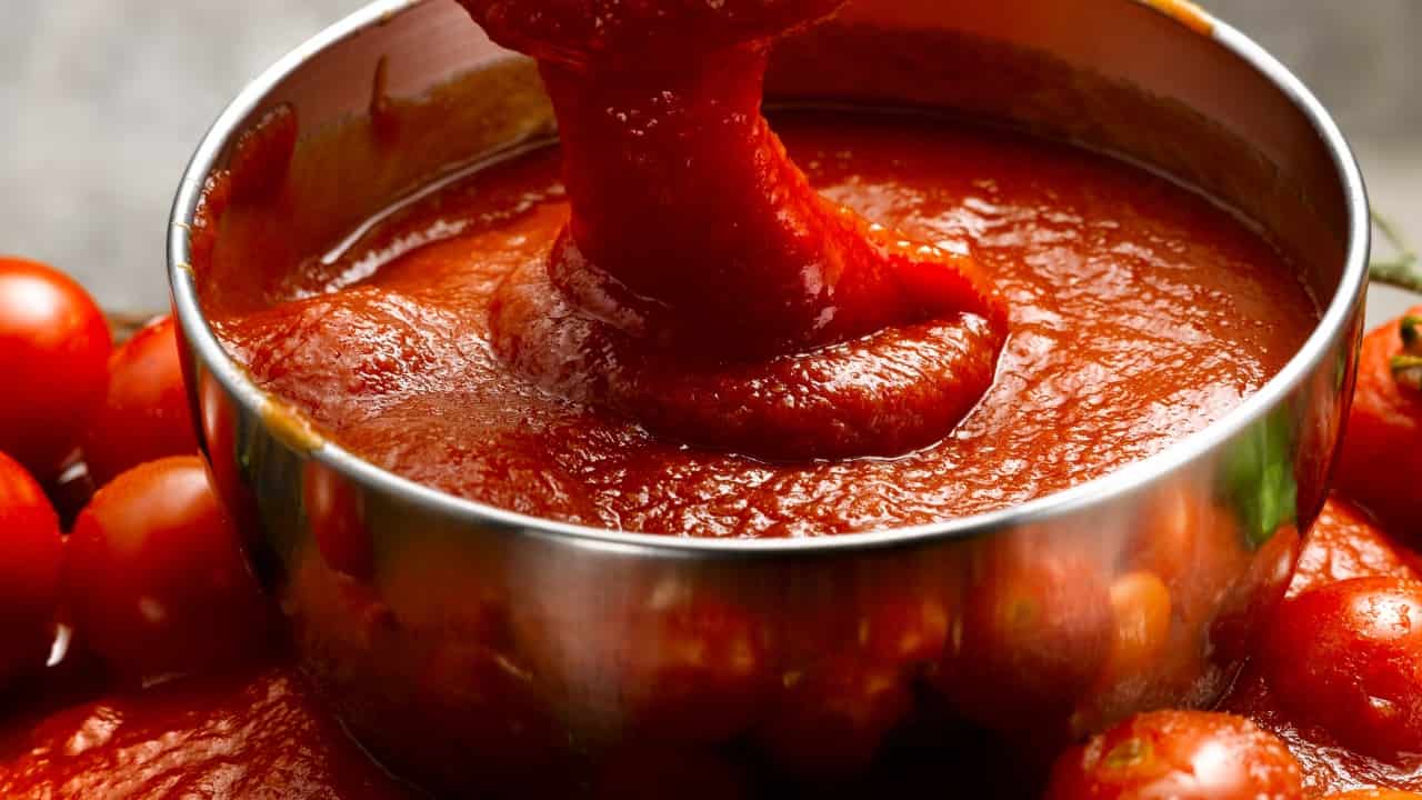 Sauce tomate acide