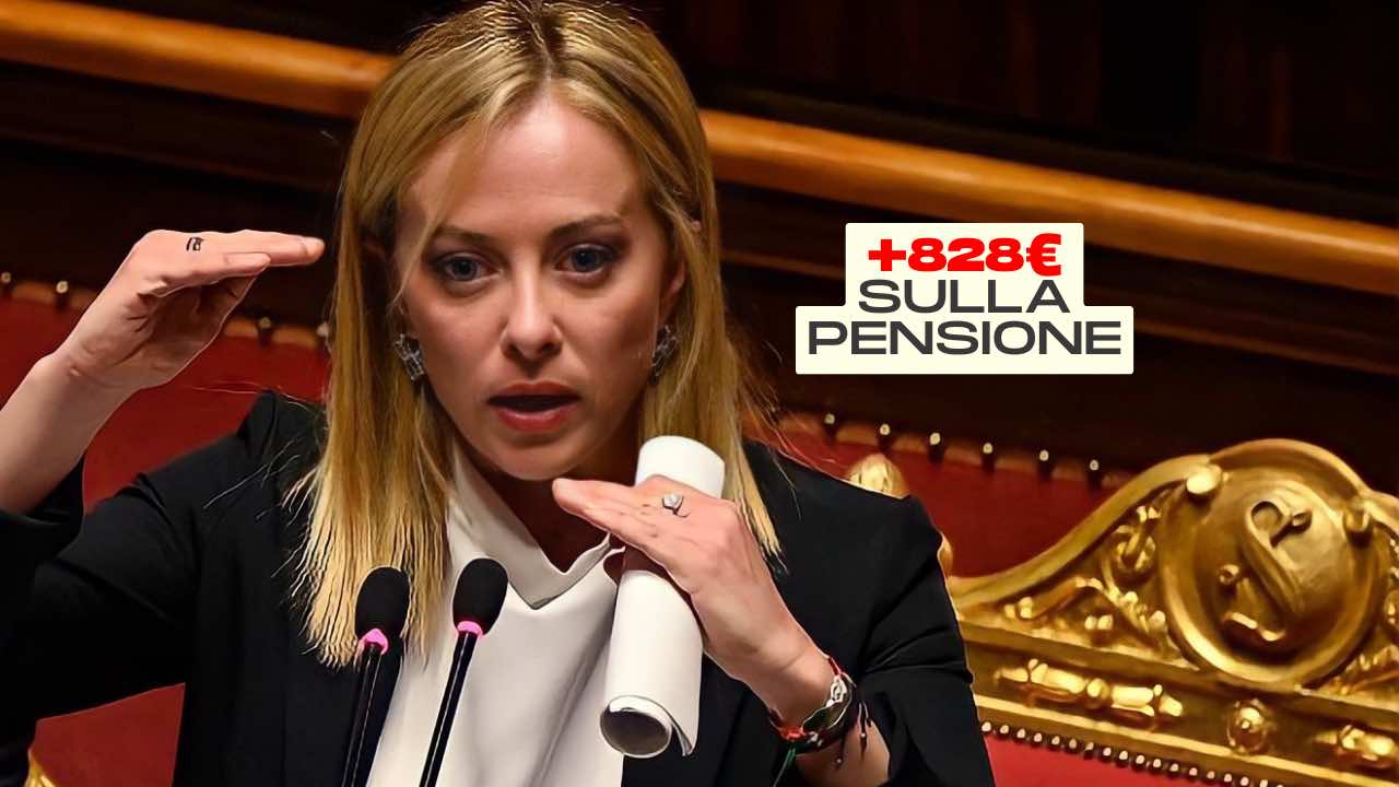 Arrivano 828 euro in più sulla pensione