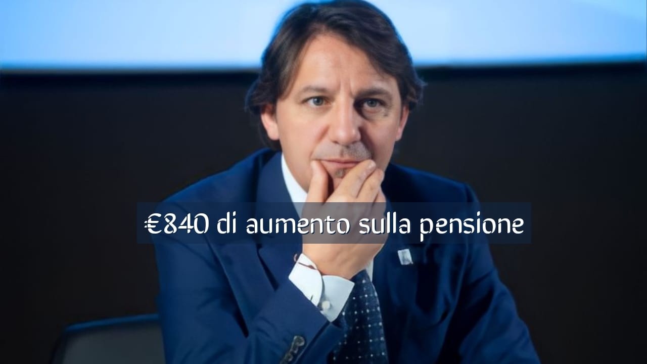 840 euro di aumento