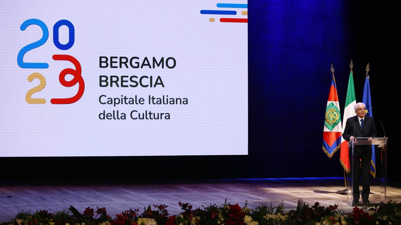 Sergio Mattarella, Brescia e Bergamo capitale della Cultura