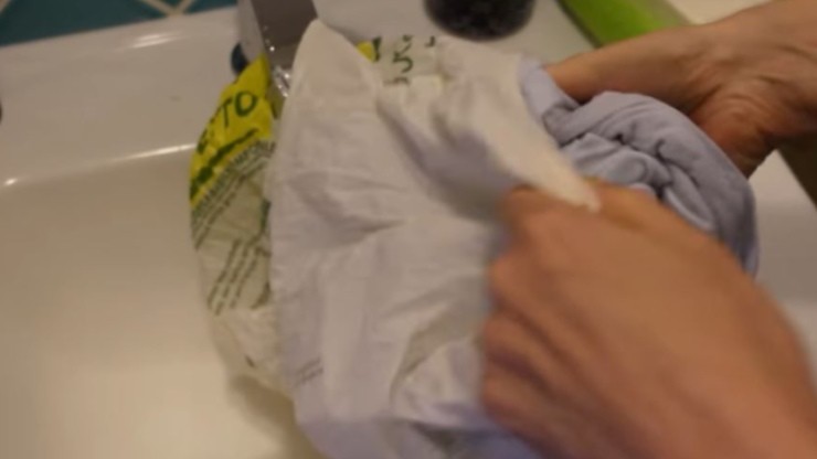 méthode de sac pour blanchir les vêtements