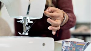 Nastri Colorati Di Seta Multicolori, Primo Piano Immagine Stock