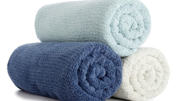 Asciugamano in varie tonalità