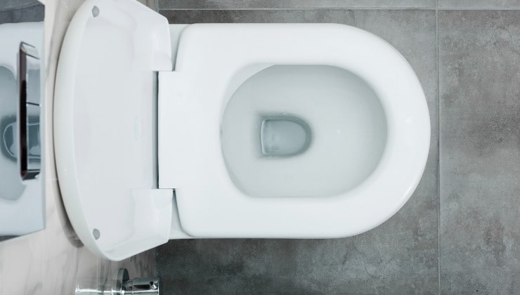 Siège de toilette blanc