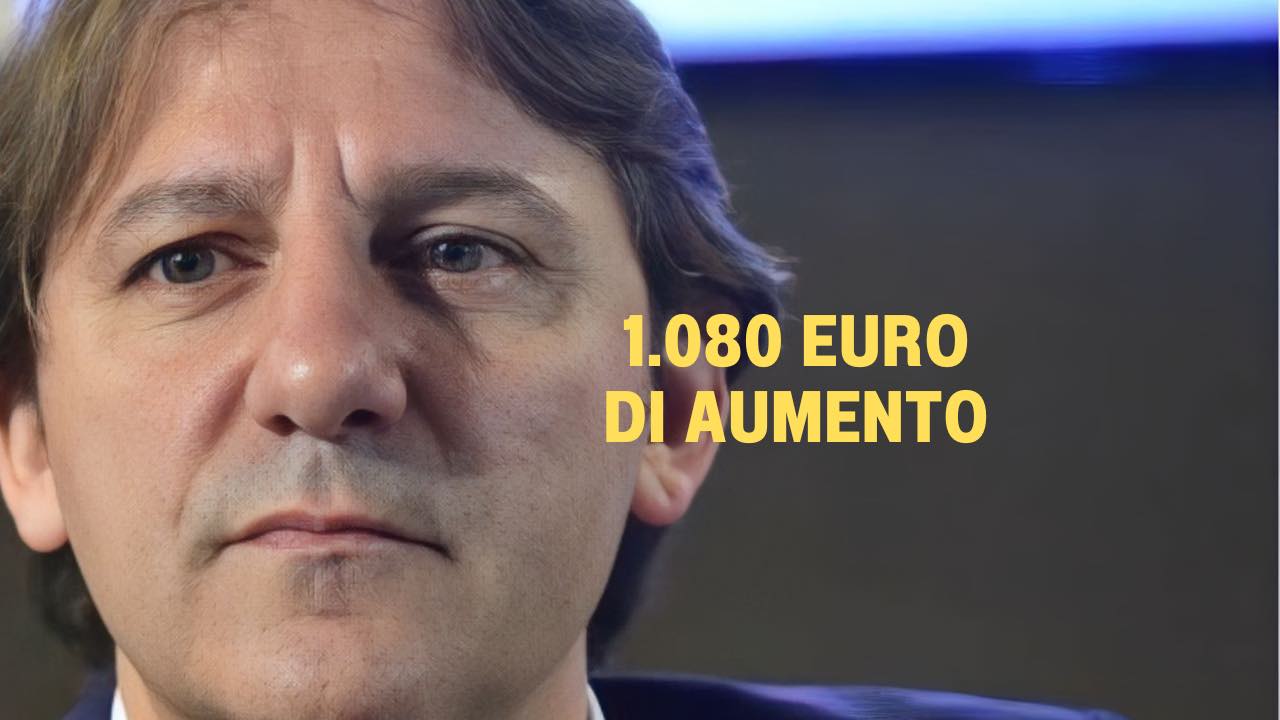 1080 euro di aumento