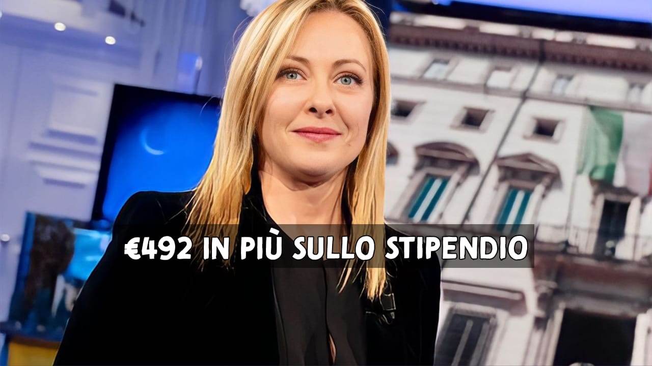 492 euro sullo stipendio