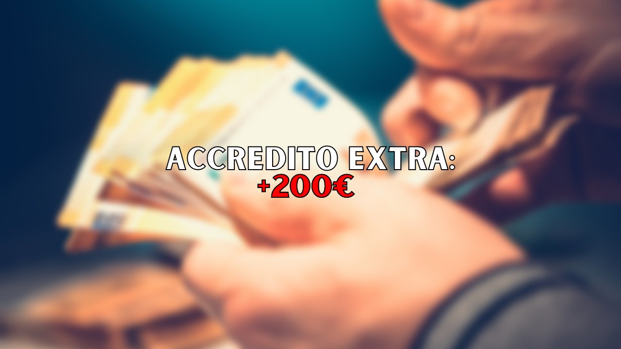 Accredito extra +200€