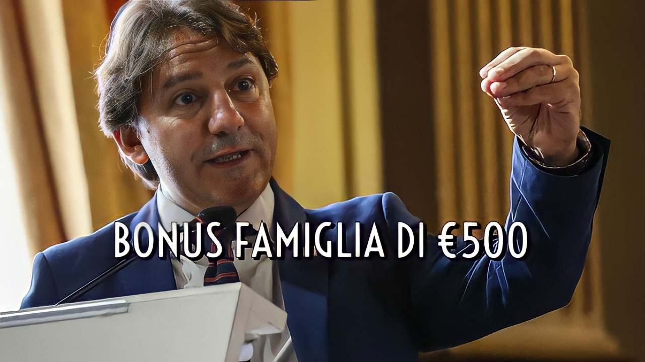 Bonus famiglia 500 euro