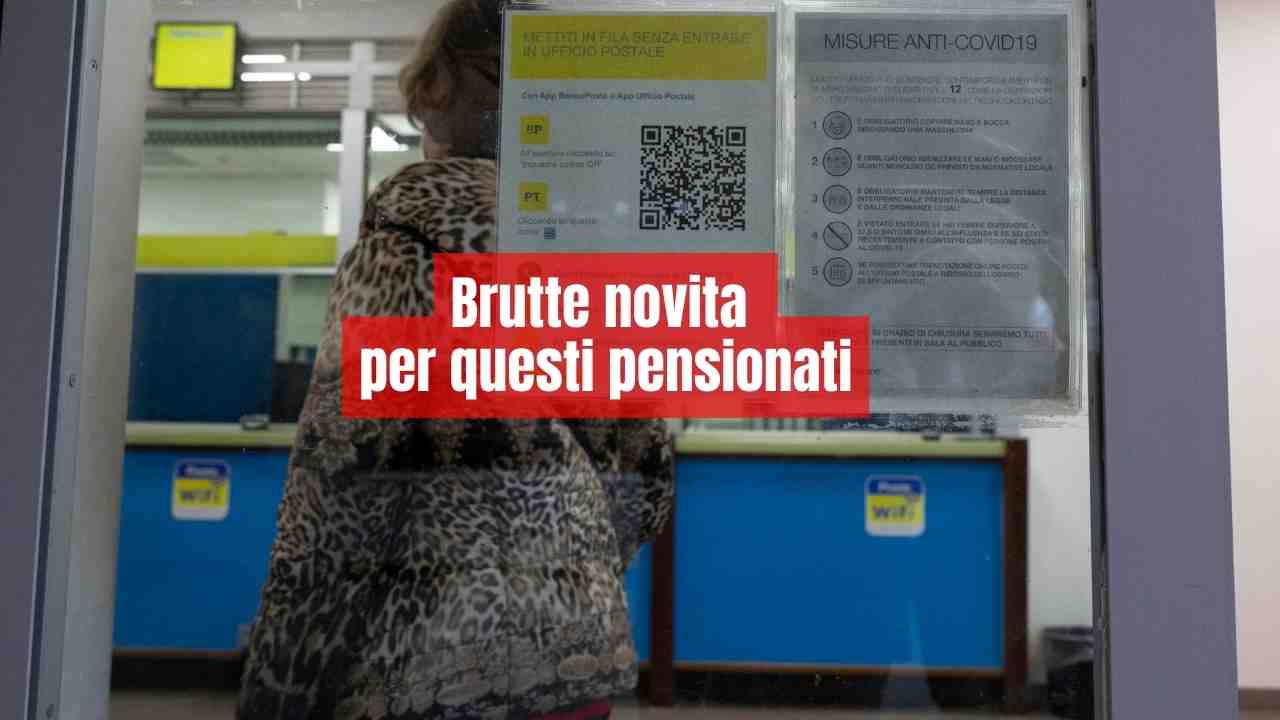 Brutte novità pensionati