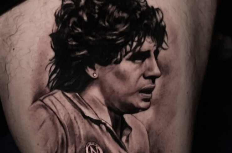 Maradona tattoo