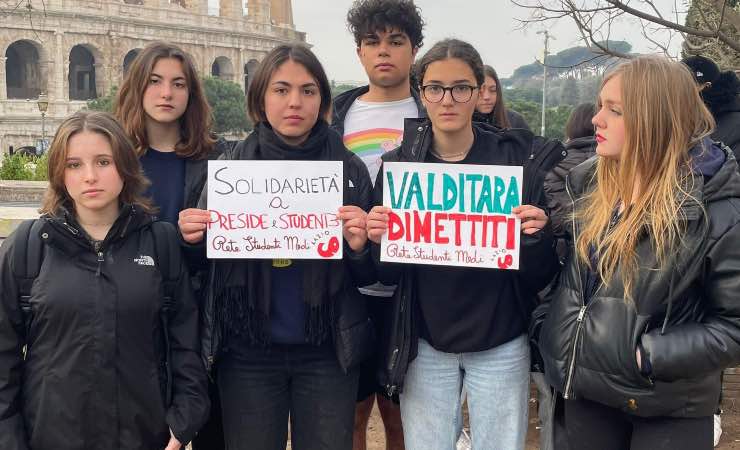 Rete studenti contro Valditara