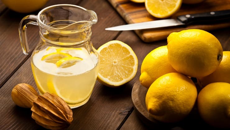 Limone in acqua bollente