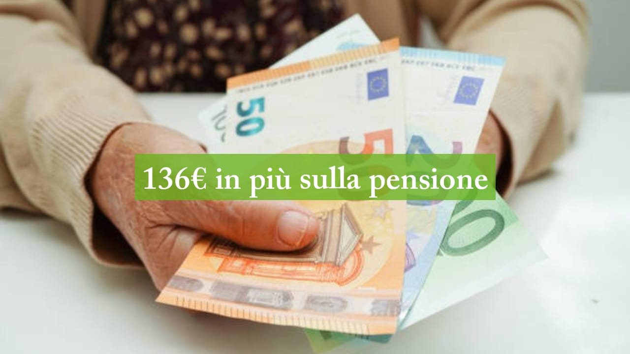 136 euro sulla pensione