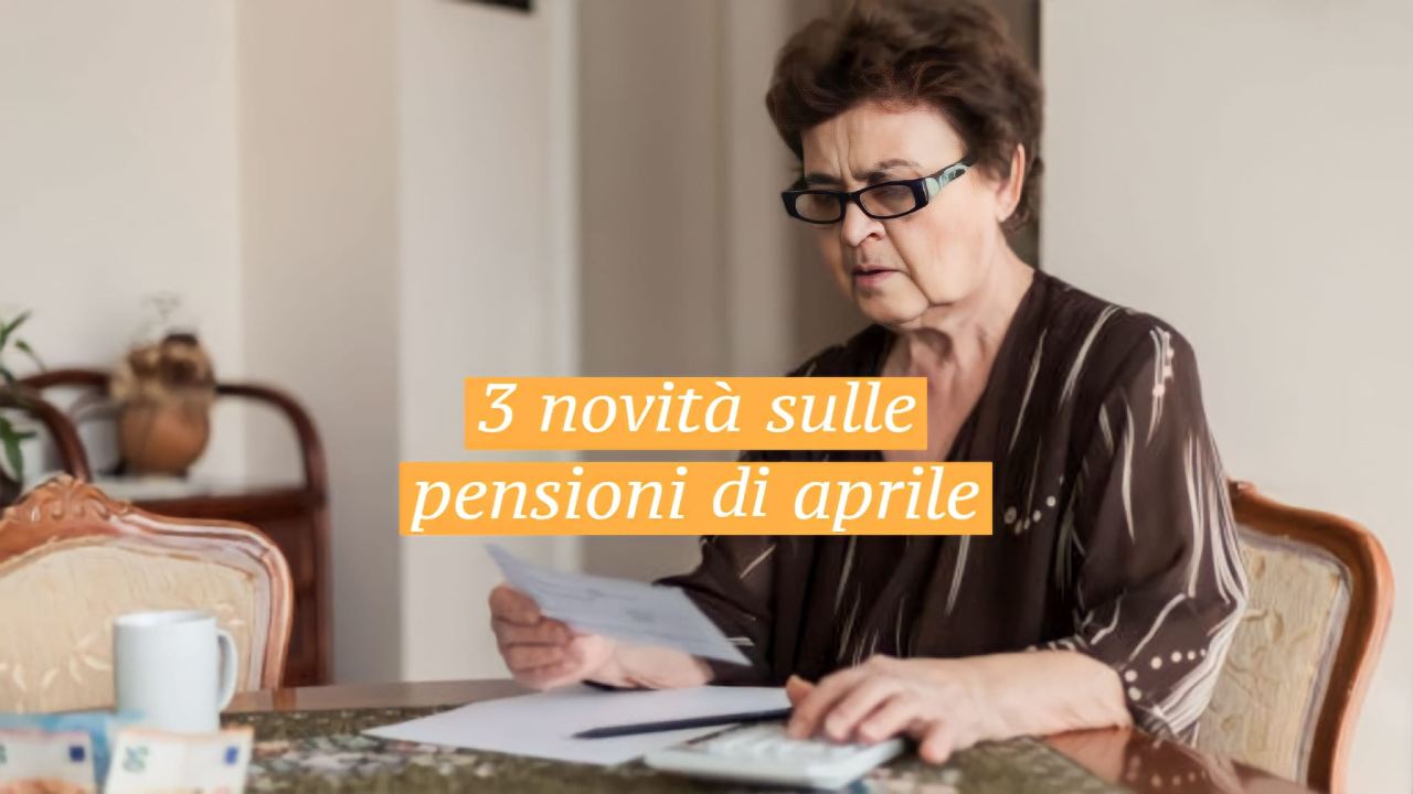 Anziana guarda la pensione