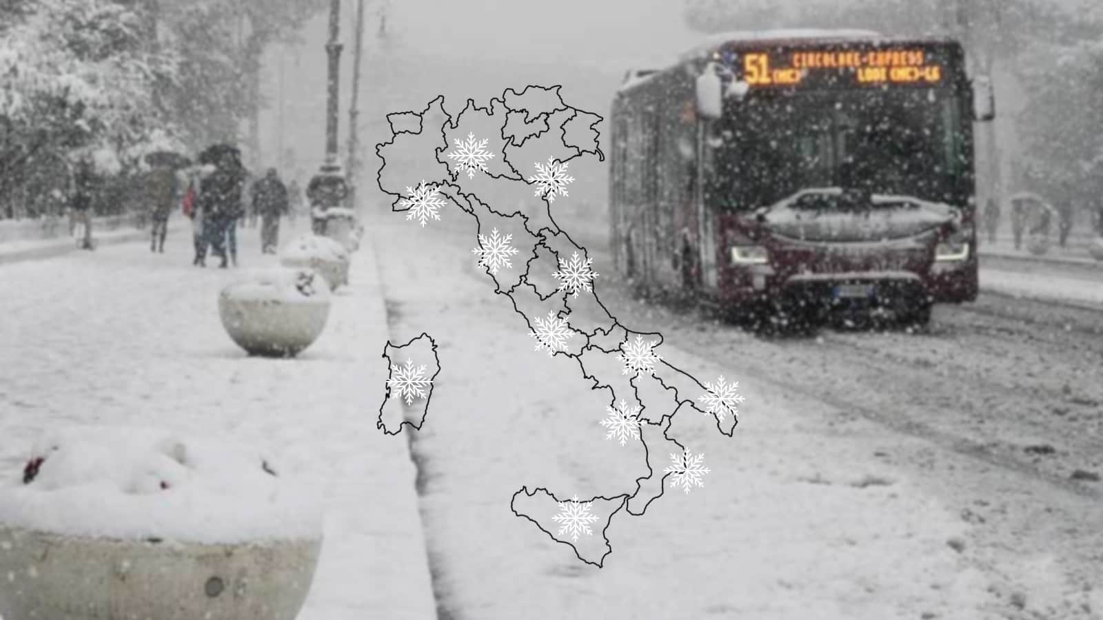Previsioni Giuliacci neve in arrivo