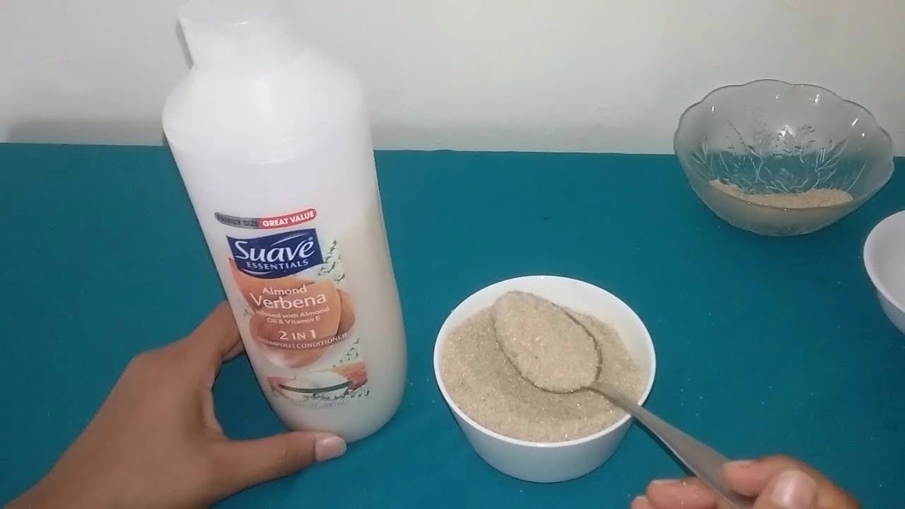 Zucchero nello shampoo
