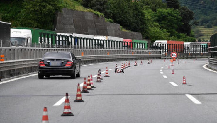 lavoro in autostrada