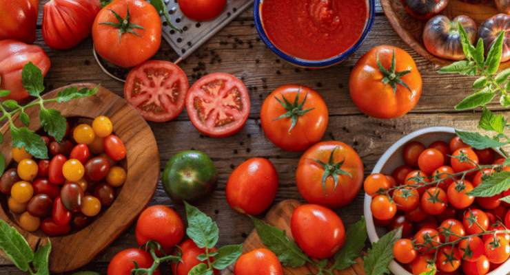 Tizón tardío en tomates
