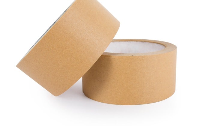 Papierbandrolle