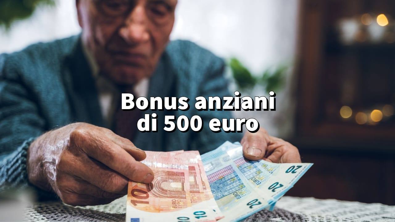 Anziano con i soldi