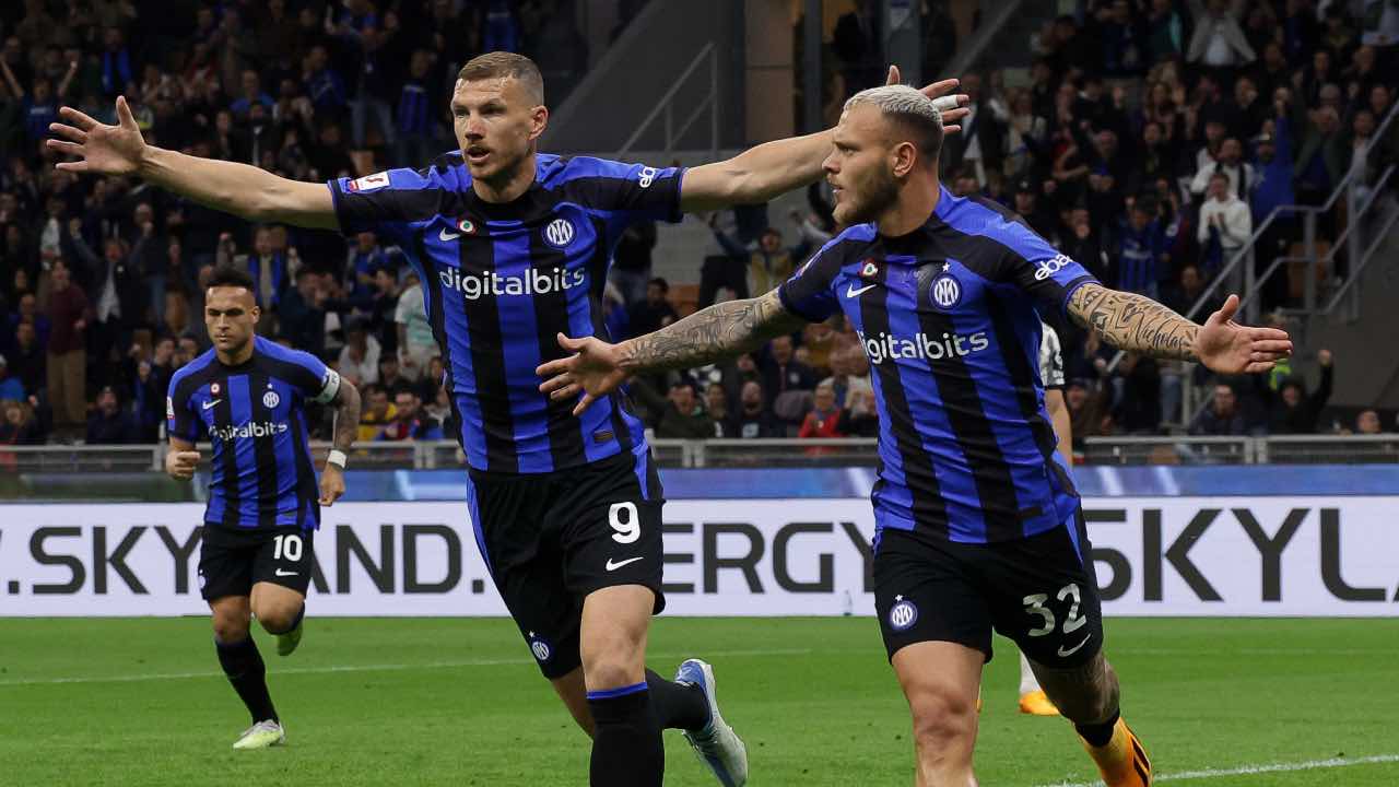 Edin Dzeko e Federico Di Marco