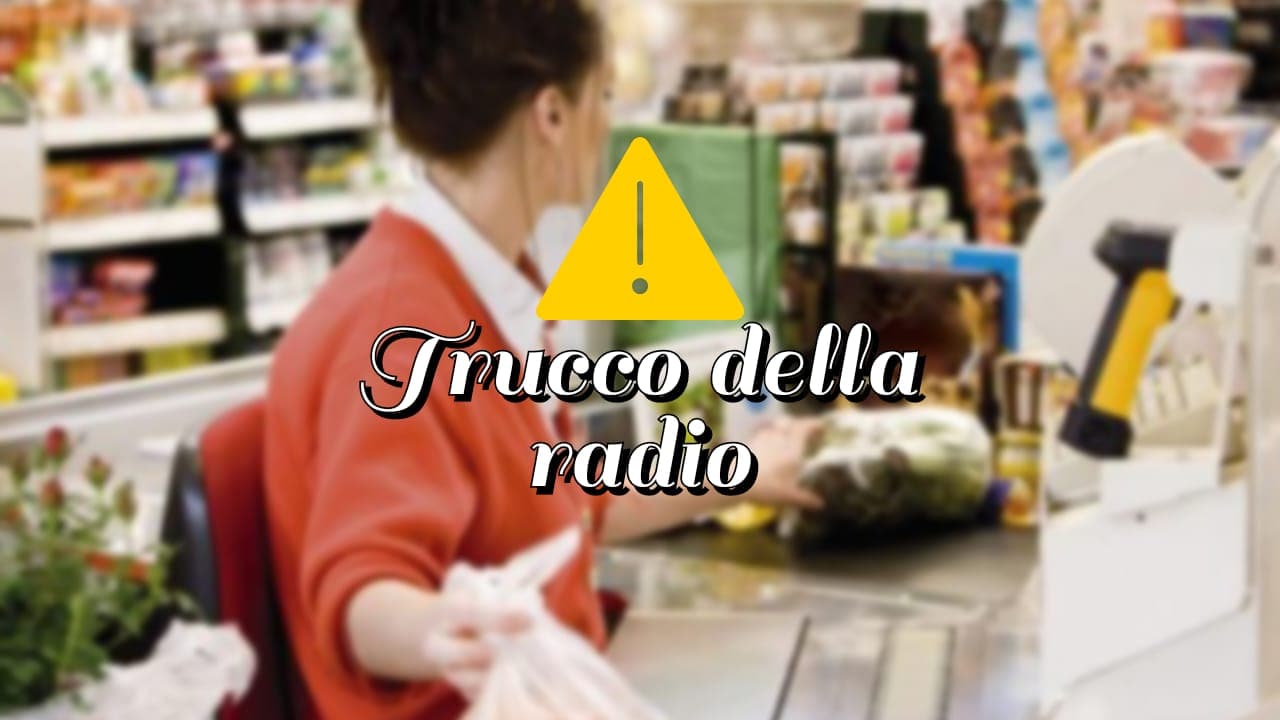 Trucco della radio nei supermercati