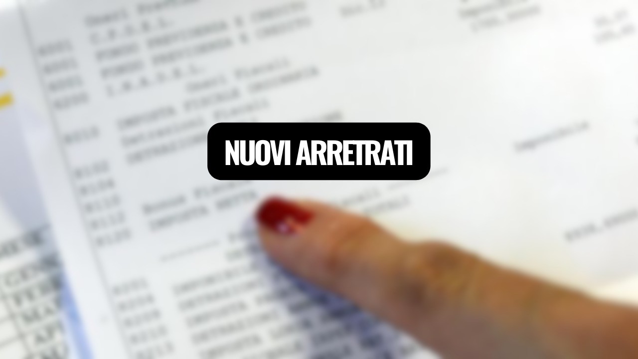 arretrati in busta paga