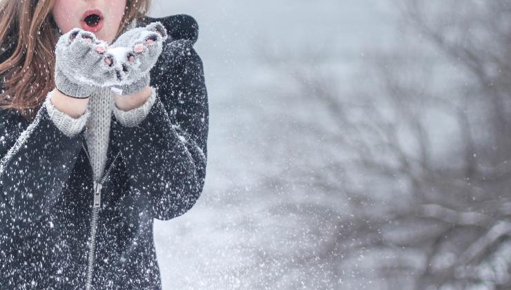 svolta artica - neve in arrivo