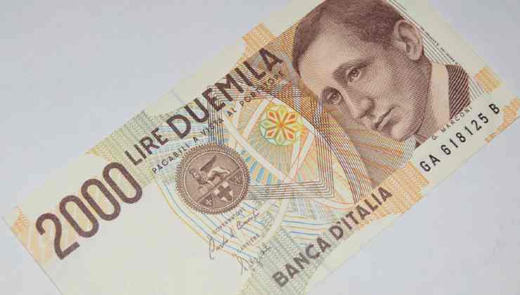 2000 lire Guglielmo Marconi 