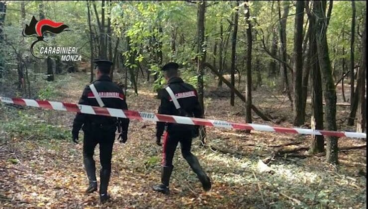 Carabinieri nel Parco delle Groane