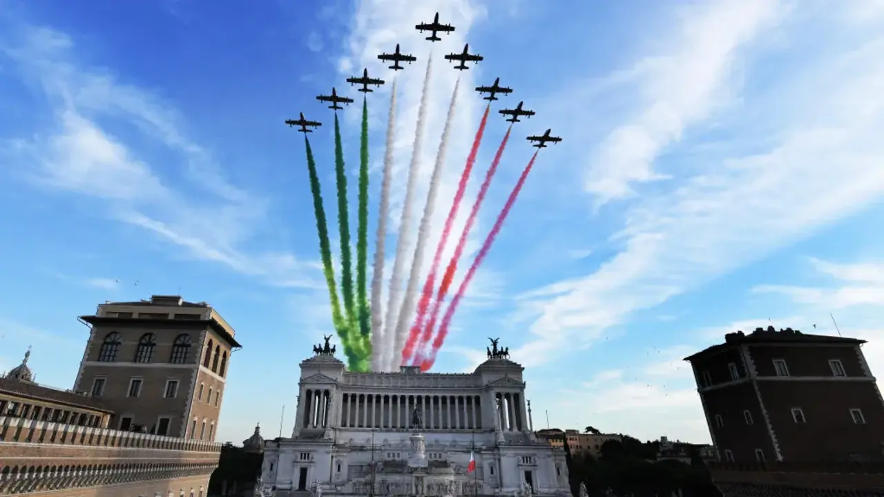 Frecce tricolori per la festa del 2 giugno