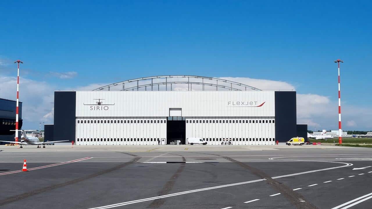 Il nuovo hangar a Milano Malpensa