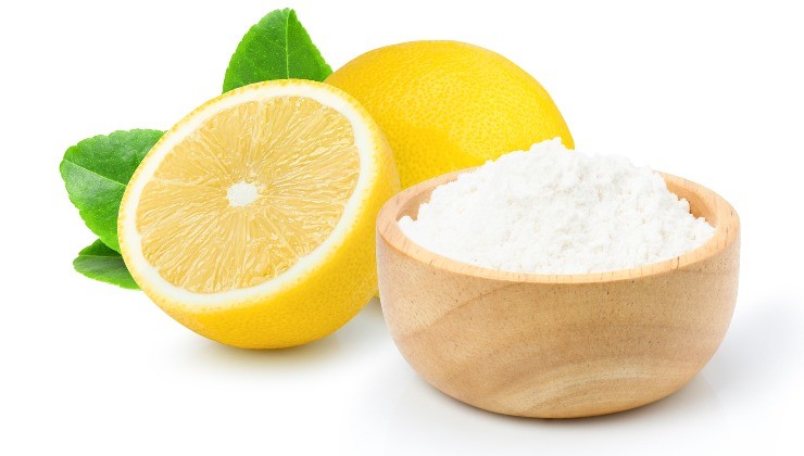 jedlá soda a citron