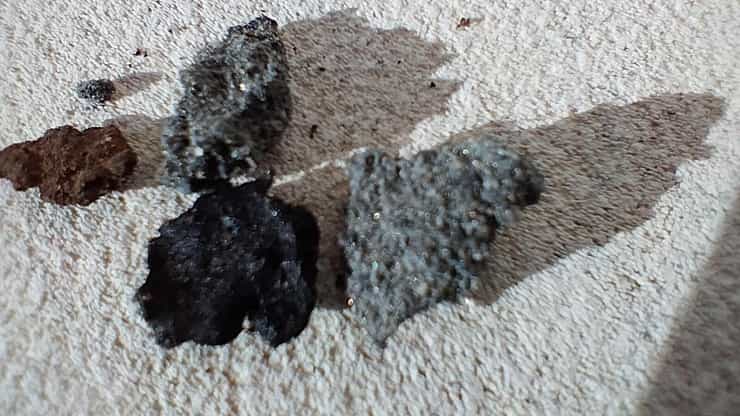 frammenti meteorite