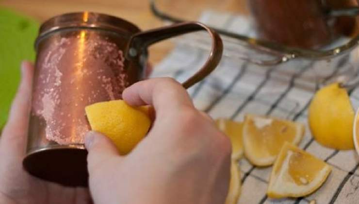 Nettoyage du laiton au citron