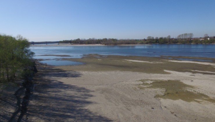 siccità fiume Po